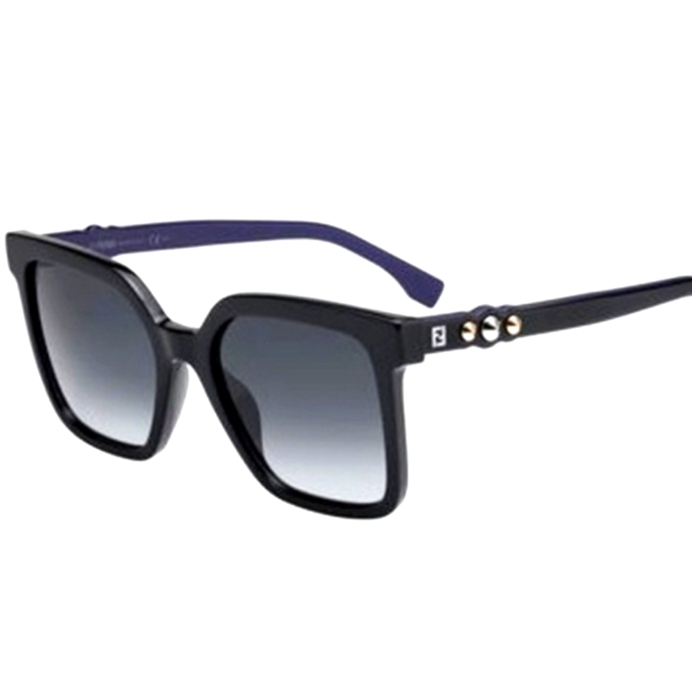 Fendi Square Sunglasses black/purple
